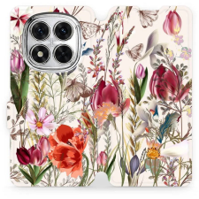 Mobiwear Xiaomi Redmi Note 14 Pro 5G flip tok - rét (5906511502765) tok és táska