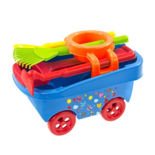 Mochtoys Műanyag kézikocsi kerti szerszámokkal (12198) (12198) homokozójáték