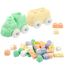 Mochtoys Play&Squish - 24 db-os, vonattal (12774) (m12774) barkácsolás, építés