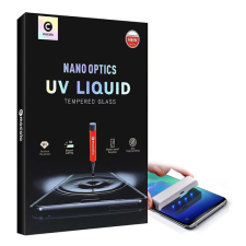 Mocolo UV LIQUID képernyővédő üveg (3D full cover, íves, karcálló, 0.3mm, 9H + UV lámpa) ÁTLÁTSZÓ [Samsung Galaxy S21 Plus (SM-G996) 5G] (5996591033792) mobiltelefon kellék