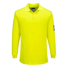  Modaflame Knit FR Long Sleeve Polo Shirt munkaruha