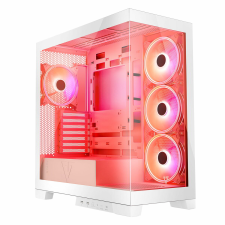 Modecom Volcano Space Apex ARGB Számítógépház - Fehér (AT-SPACE-PG-20-000000-0002) számítógép ház