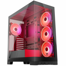 Modecom Volcano Space Apex ARGB Számítógépház - Fekete (AT-SPACE-PG-10-000000-0002) számítógép ház