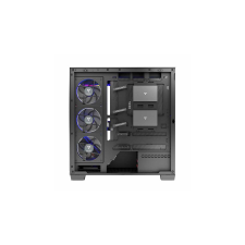Modecom VOLCANO STELLAR ARGB MIDI 8F BLACK számítógép ház