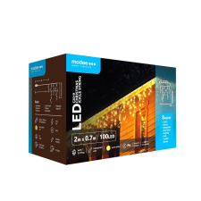 Modee Karácsonyi LED Füzér Adapteres C2019 Bővíthető (100LED/2m/H70cm) warm karácsonyfa izzósor