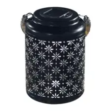 Modee Kerti napelemes szolár LED lámpa (17x26 cm) fekete - meleg fehér kültéri világítás