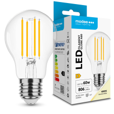 Modee LED Izzó Filament A60 7W E27 360° 4000K (806 lumen) ERP izzó