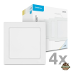  Modee LED Panel Négyzet - Felszerelhető P-series 12W 6000K (1320 lumen) P4 ERP