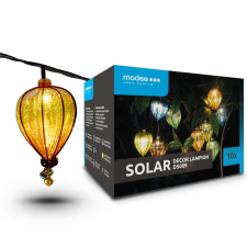 Modee Lighting LED Szolár Napelemes Dekor Lampion 10db 4,9m DS009 kültéri világítás
