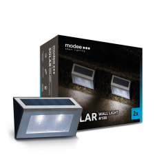 Modee Lighting LED Szolár Napelemes Fali Lámpa WS108 (2db/doboz) kültéri világítás