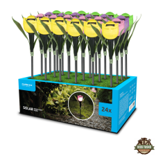  Modee Lighting LED Szolár Napelemes Leszúrható Lámpa GS004 (31cm) (24db/display) világítás
