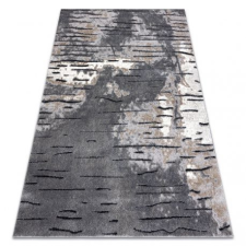  Modern COZY szőnyeg 8876 Rio - Structural két szintű gyapjú szürke 80x150 cm lakástextília