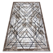 Modern COZY szőnyeg Tico, Geometriai - barna 80x150 cm lakástextília