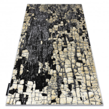 Modern DE LUXE 2079 útburkoló tégla - Structural arany / szürke 200x290 cm lakástextília