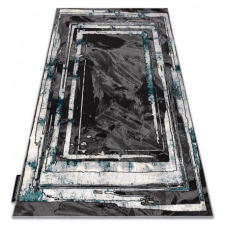 Modern DE LUXE 619 Keret - Structural szürke / zöld 160x220 cm lakástextília