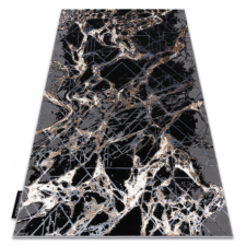  Modern DE LUXE 622 Absztrakció - Structural szürke / arany 180x270 cm lakástextília