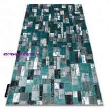  Modern DE LUXE 6768 Geometriai - zöld / antracit 240x330 cm lakástextília