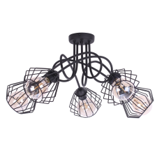  Modern dróthálós LED Loft mennyezeti függőlámpa világítás