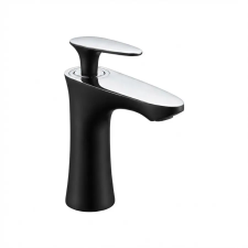  Modern Elegancia – Matt Fekete és Króm Mosdócsaptelep CS104 csaptelep