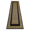  Modern GLOSS szőnyeg, futó szőnyegek 6776 86 elegáns, keret, görög fekete / arany 60x300 cm