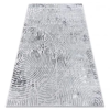  Modern MEFE szőnyeg 8725 Körök ujjlenyomat - Structural két szintű gyapjú szürke 200x290 cm