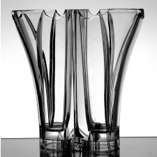  Modern * Ólomkristály Love váza 22 cm (Dupla15014) dekoráció