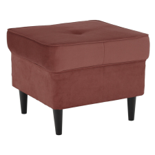  Modern puff, vén rózsaszín/dió, RUFINO 3 NEW bútor