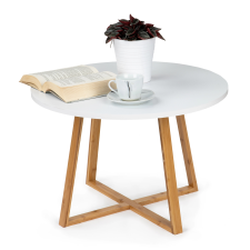 Modern skandináv dohányzóasztal 60 cm bambusz bútor