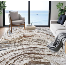  Modern szőnyeg Cezar 0838 (Papaya-Flos) 80x150cm Bézs-Bronz lakástextília