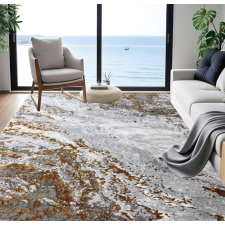  Modern szőnyeg Cezar 0839 (L.Grey-Gold) 80x150cm Arany-Szürke lakástextília