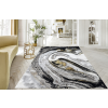  Modern szőnyeg Marble 163 (Black) 120x170cm Fekete-Arany