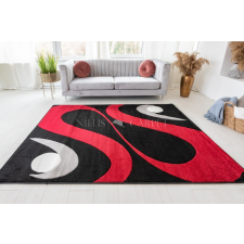 Modern Szőnyeg Margaret 2331 (Black-Red) 240x330cm Fekete-Piros lakástextília