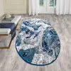  Modern szőnyeg Mykonos 7474 (Navy) Ovális 120x170cm Kék