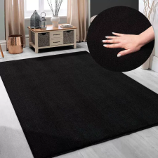  Modern szőnyeg Palm Plüss (Black) 240x330cm Fekete lakástextília