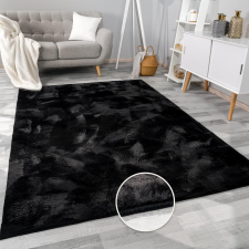 Modern szőnyeg Puha Olívia (Black) 240x330cm Fekete lakástextília
