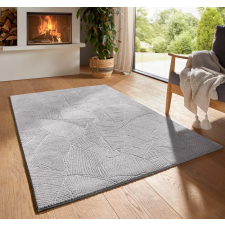 Modern szőnyeg Rio 3D Garden (Grey) 80x150cm Szürke lakástextília