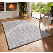  Modern szőnyeg Rio 3D Join (Grey) 150x220cm Szürke lakástextília