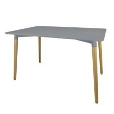 Modern téglalap asztal – 120 x 80 x 74 cm - Szürke bútor