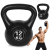 ModernHome Kettlebell súlyzó 12 kg - Fekete
