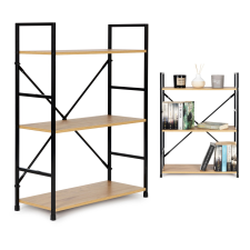 modernhome loft stílusú könyvespolc fém vázzal bútor