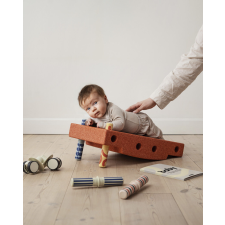 MODU Baby activity set - burnt orange/dusty green készségfejlesztő