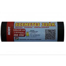Mody 260l 120x140cm 40 mikr. 5 db/csomag háztartási szemeteszsák (MODY260) tisztító- és takarítószer, higiénia