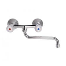  Mofém Mosogató csaptelep fali forgatható alsó kifolyócsõvel Eurosztár 142 0148 00 csaptelep