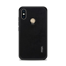 MOFI BRIGHT SHIELD műanyag telefonvédő (szilikon keret, textil hátlap) FEKETE | GP-78927 tok és táska