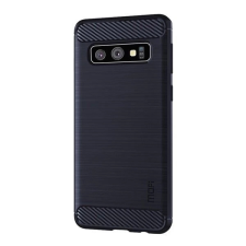 MOFI CASE Samsung S10 MOFI szilikon telefonvédő ütésállóság, karbon minta, SÖTÉTKÉK tok és táska
