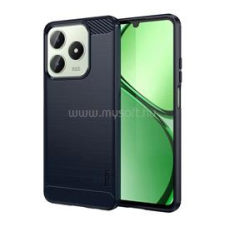 MOFI szilikon telefonvédő (ütésállóság, légpárnás sarok, szálcsiszolt, karbon minta) SÖTÉTKÉK (GP-160687) tok és táska