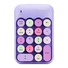 MOFII X910 vezeték nélküli numerikus billentyűzet lila (6950125750219) (X910 Purple) billentyűzet