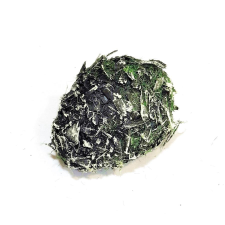 Mohás műkő, kicsi. Mérete kb. 4,5x4 cm dekorációs kellék