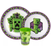 Mojang Minecraft étkészlet, micro műanyag szett 260 ml-es pohárral Nr5