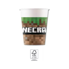 Mojang Minecraft papír pohár 8 DARABOS 200 ml FSC party kellék